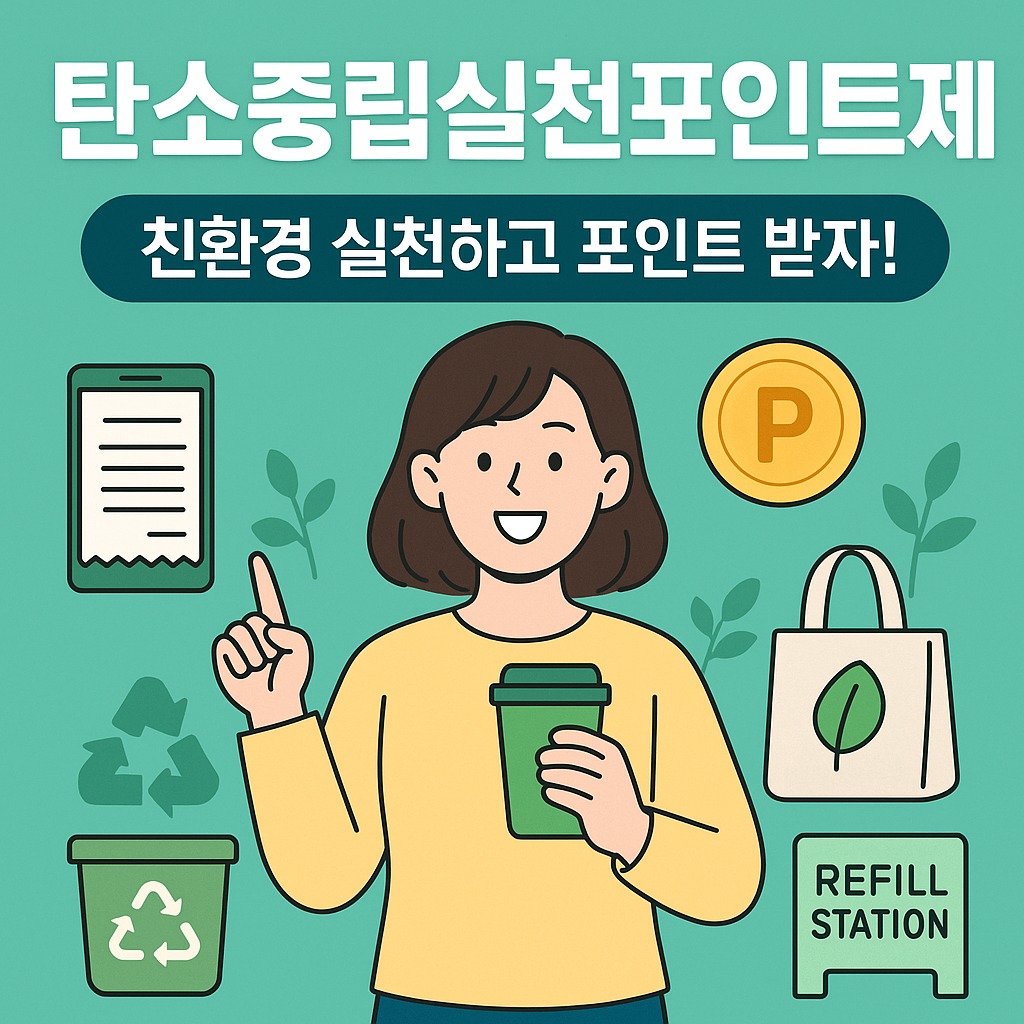 탄소중립실천포인트제: 친환경 실천하고 현금처럼 돌려받는 제도 총정리