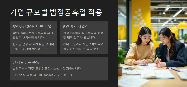 법정공휴일-유급휴일