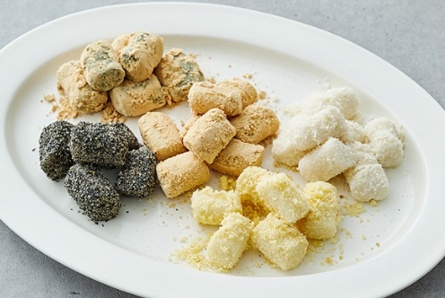 한국의 떡 종류 보리떡-인절미