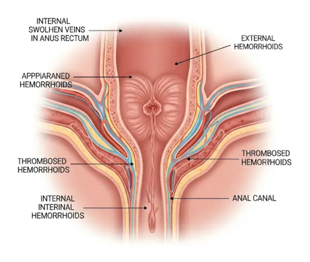 내치질 외치질 증상 차이