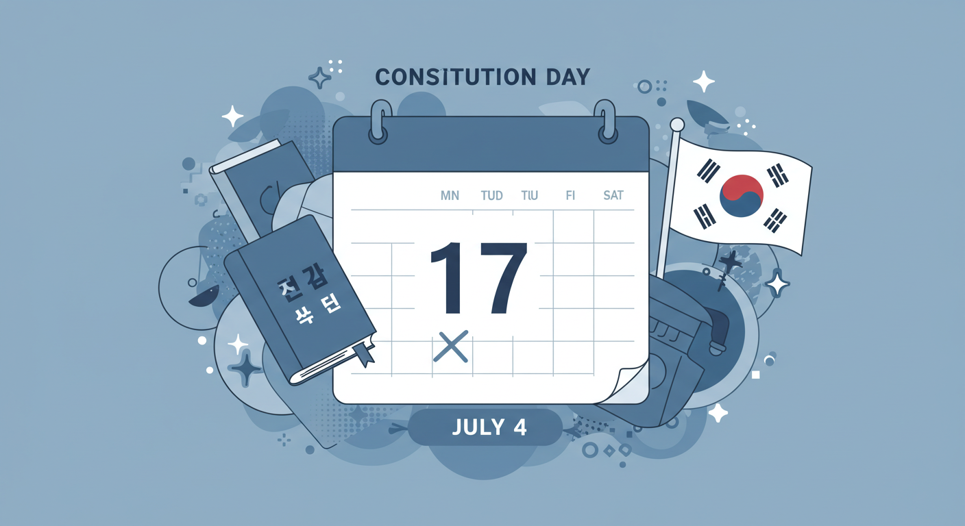 주 5일 근무제가 바꾼 제헌절 휴일, 과연 재지정될까?