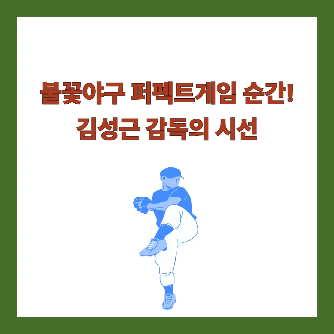 불꽃야구-퍼펙트게임-감독시선