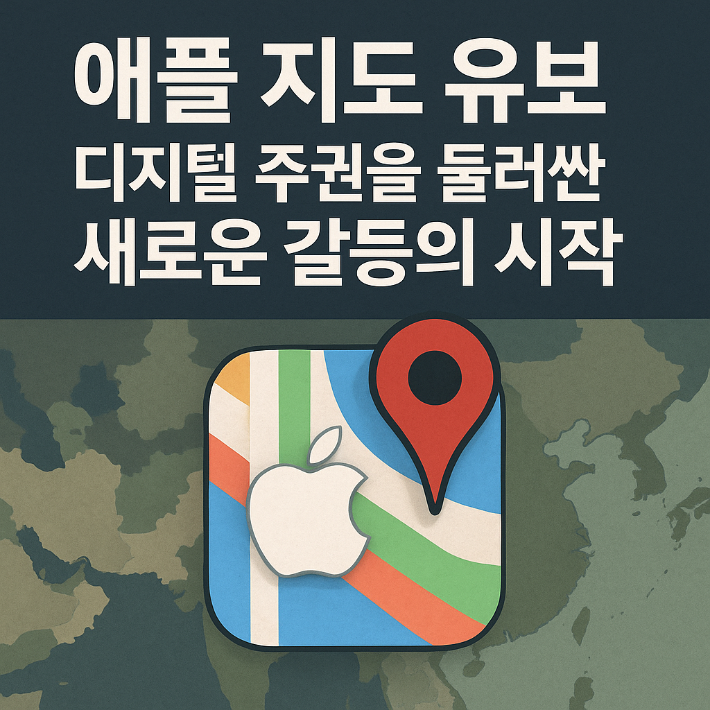 애플 지도 유보