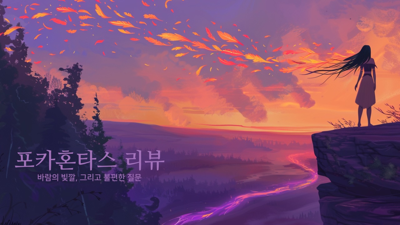 포카혼타스 영화리뷰썸네일 바람의 빛깔 당당한 여성상