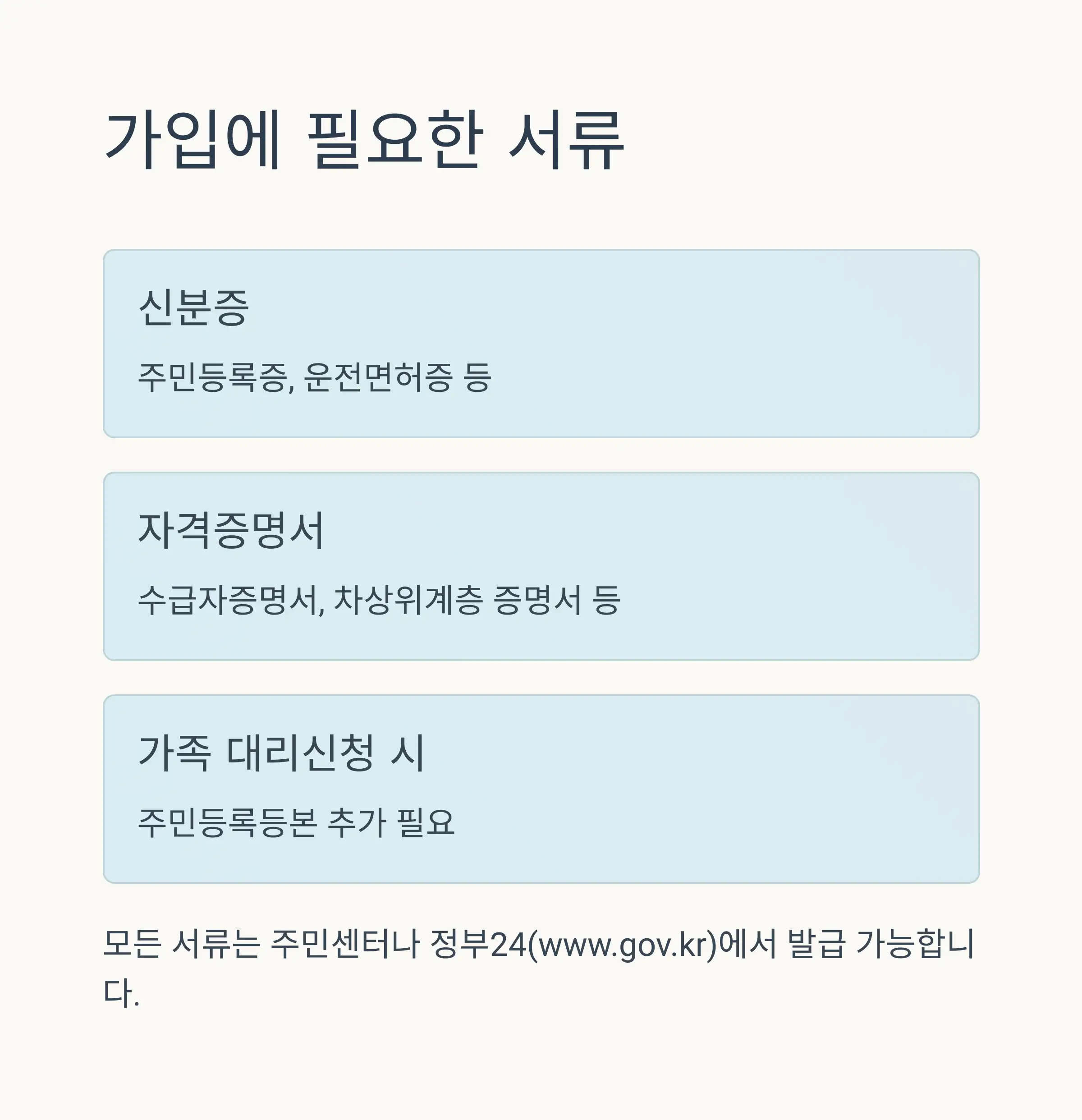 📝 신청방법 및 구비서류