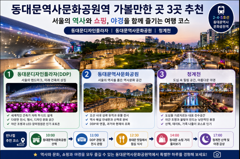 동대문역사문화공원역 가볼만한 곳
