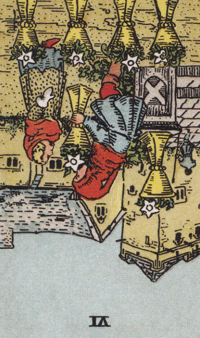 six of cups 역방향