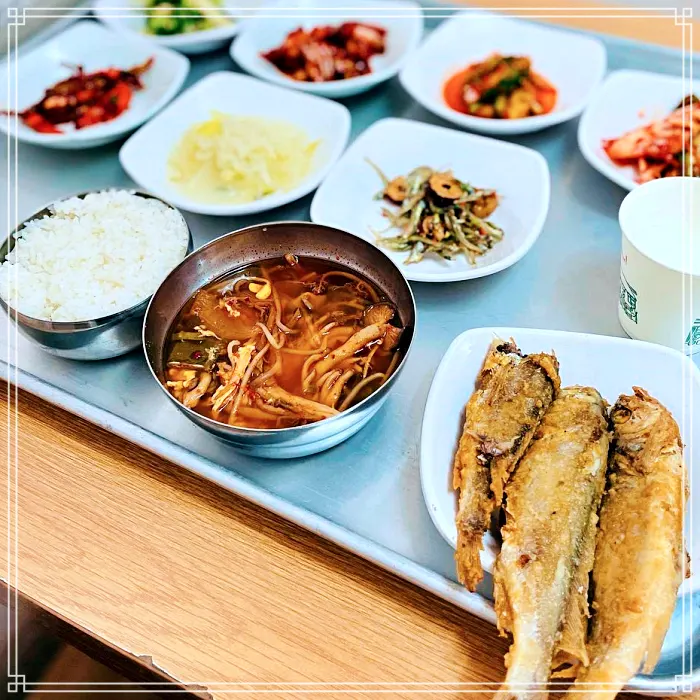 종로, 동대문 맛집 한 상 7첩 반찬, 요일마다 생선찜, 제육볶음