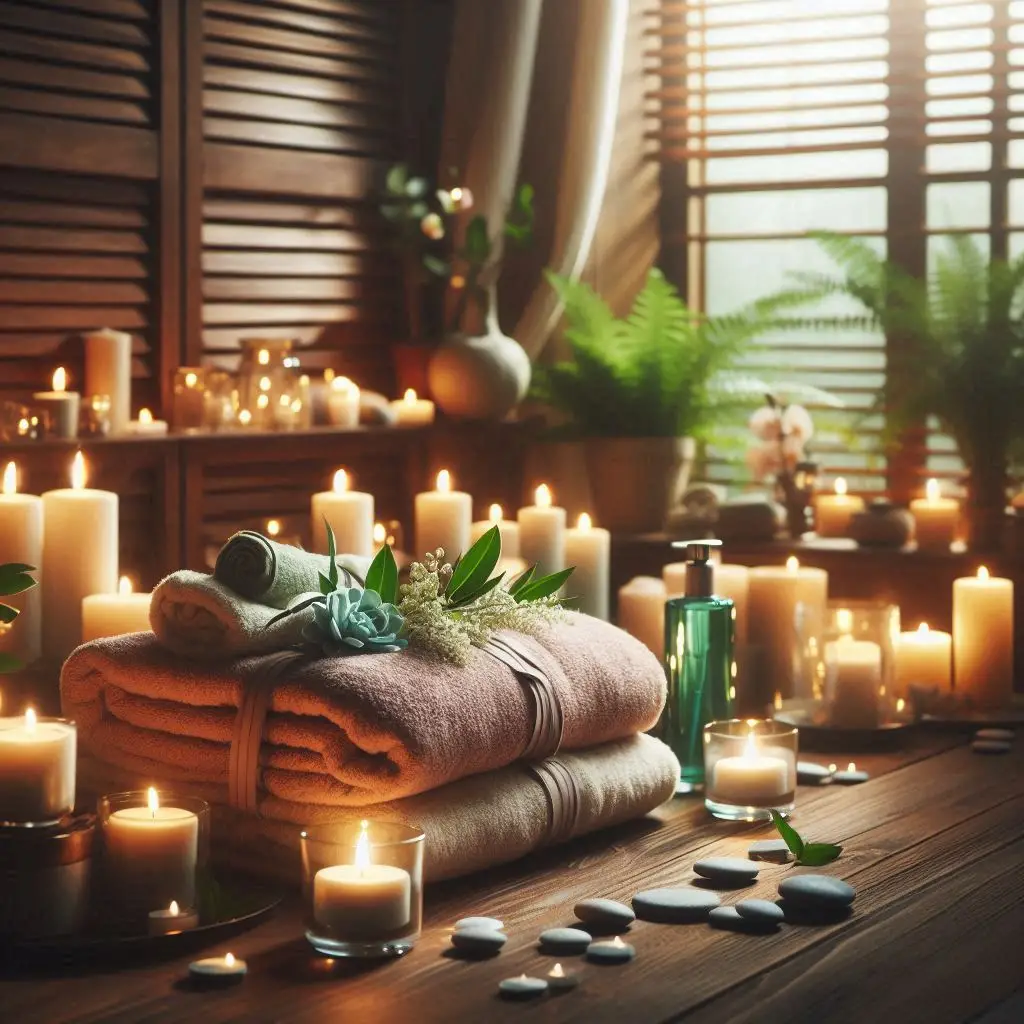 피부,체형관리 샵 배경