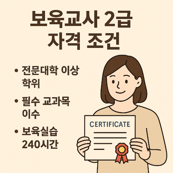 보육교사 자격증