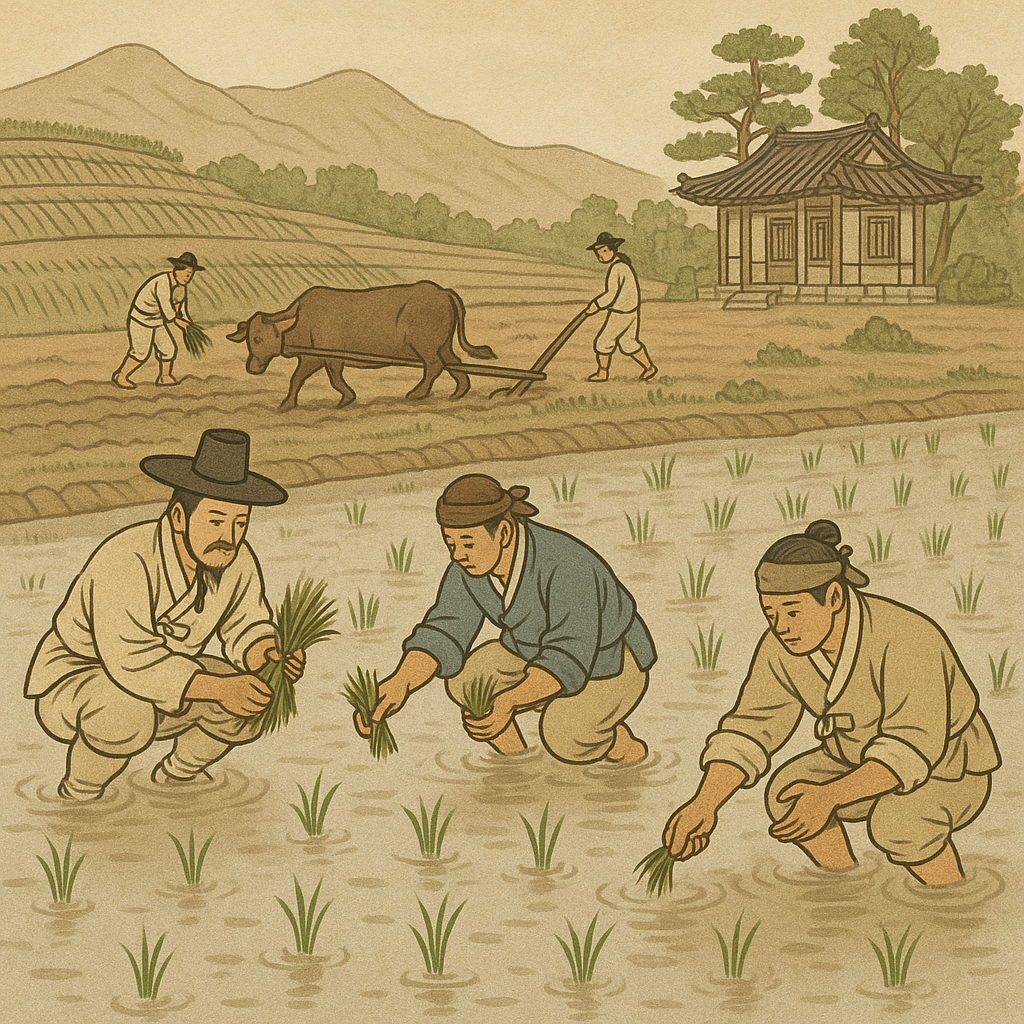 조선 시대 농업 기술 관련 이미지