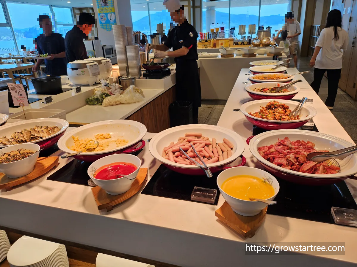 금호통영마리나 조식 메뉴