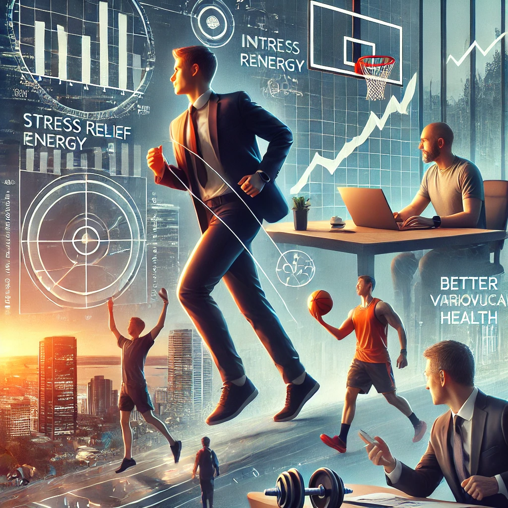 직장인 남성 건강을 위한 스포츠 관련 사진