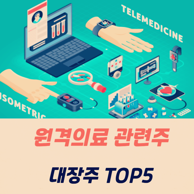 원격의료 관련주 대장주 수혜주 테마주 TOP5