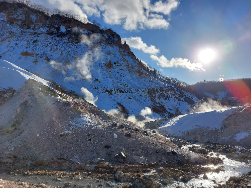 노보리베츠 지옥계곡