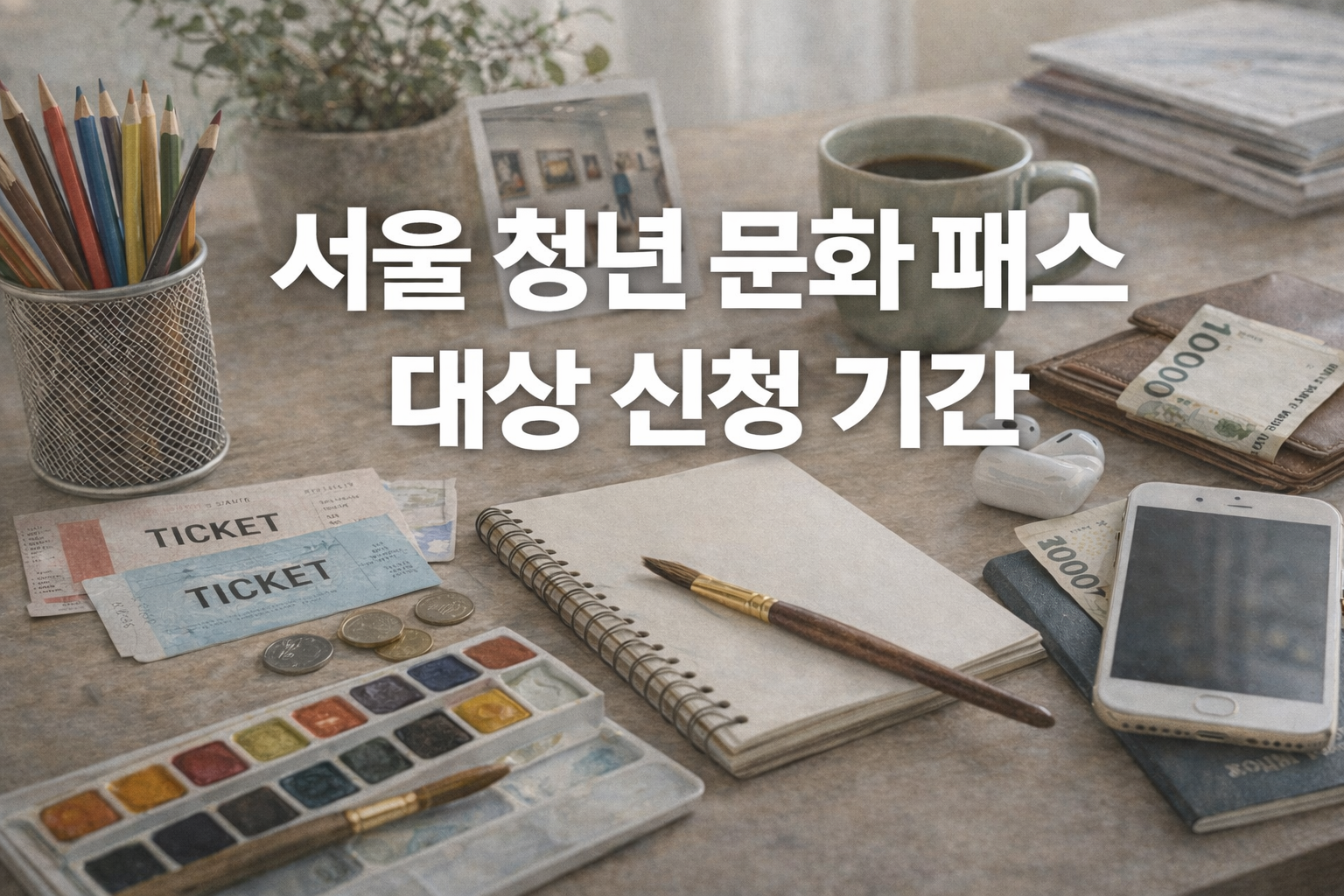 서울 청년 문화 패스 대상 신청 기간