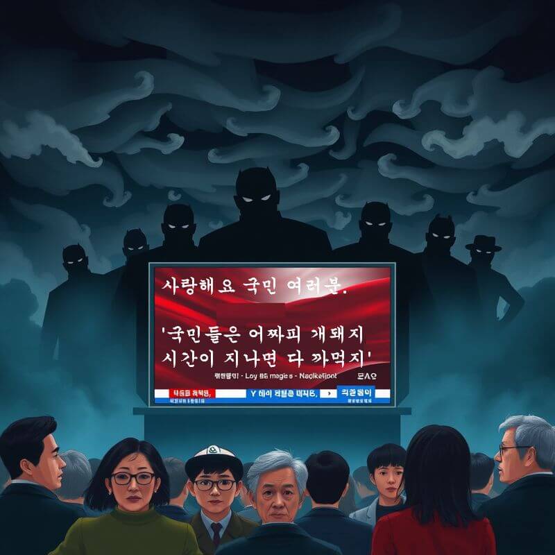 언론으로 선동과 세뇌