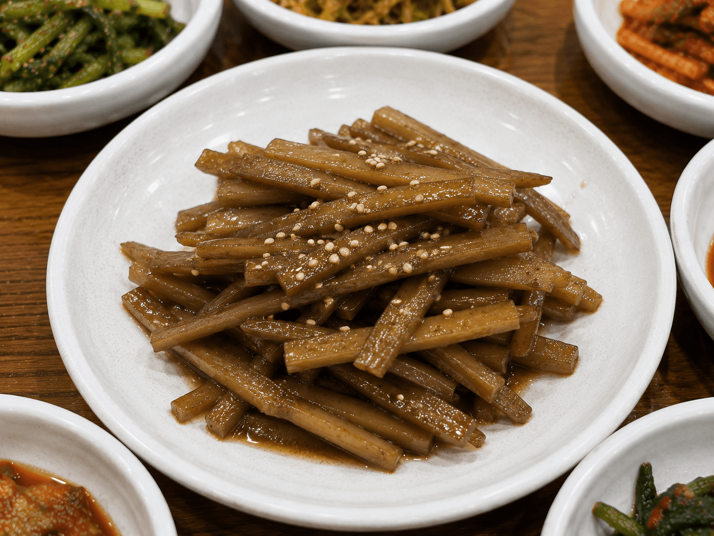 윤기 자르르한 수제 우엉조림