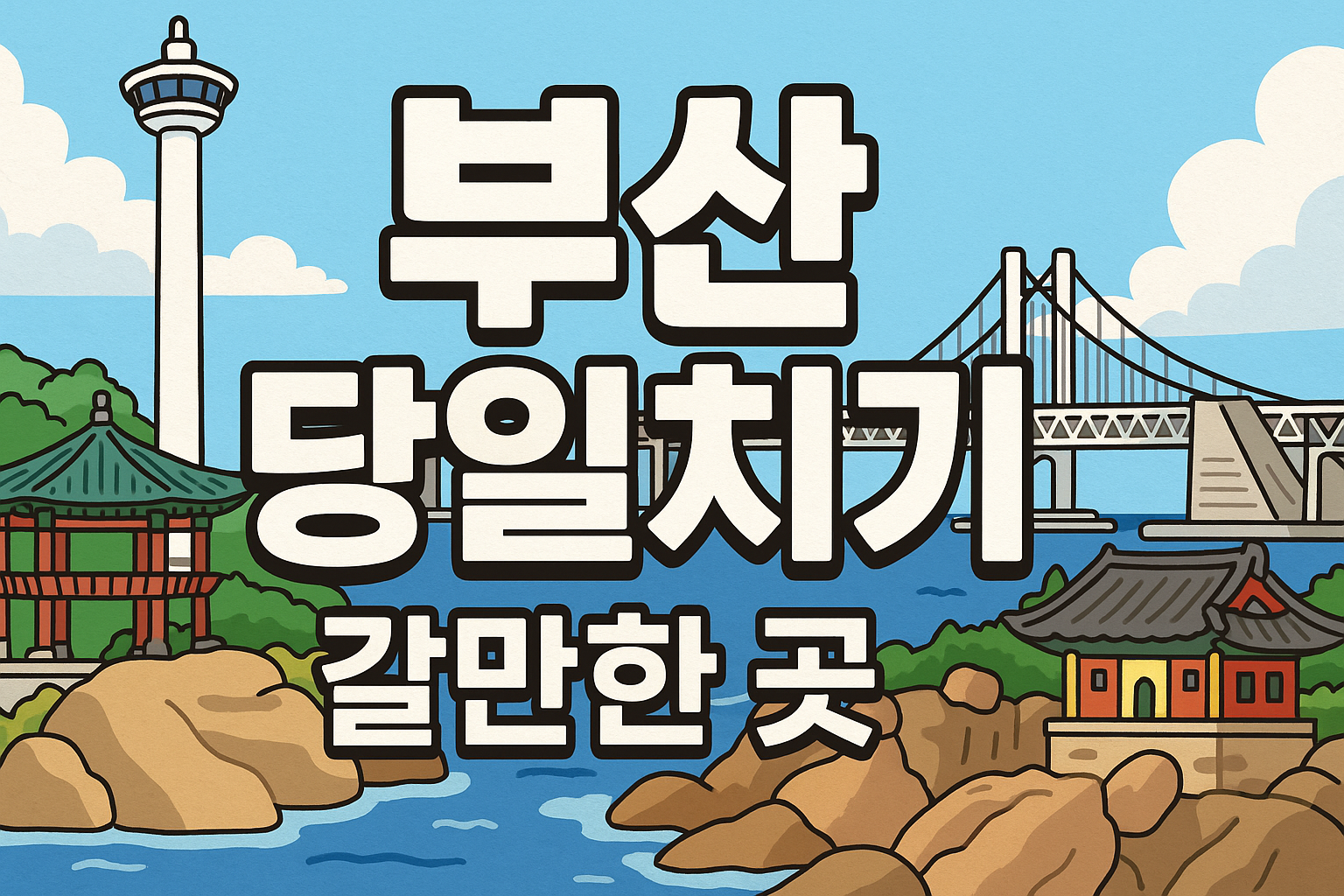 부산 당일치기 갈만한 곳