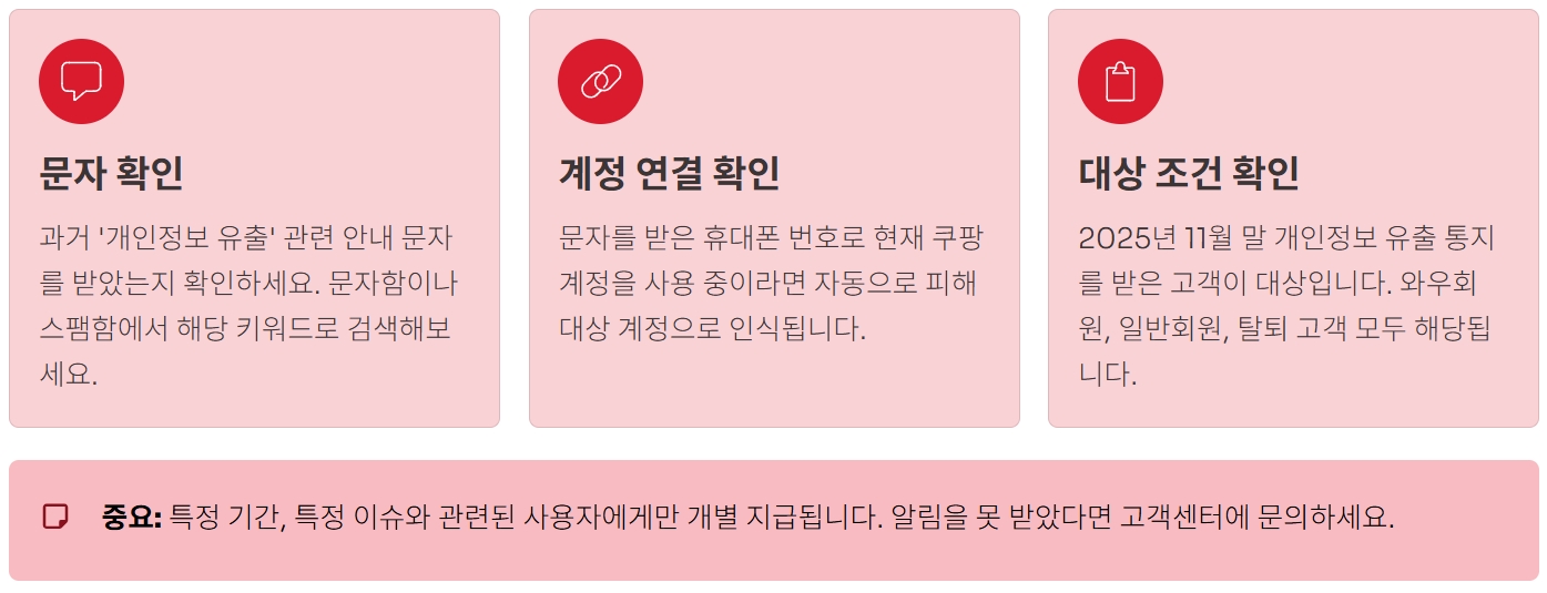 쿠팡 5만원 보상 쿠폰