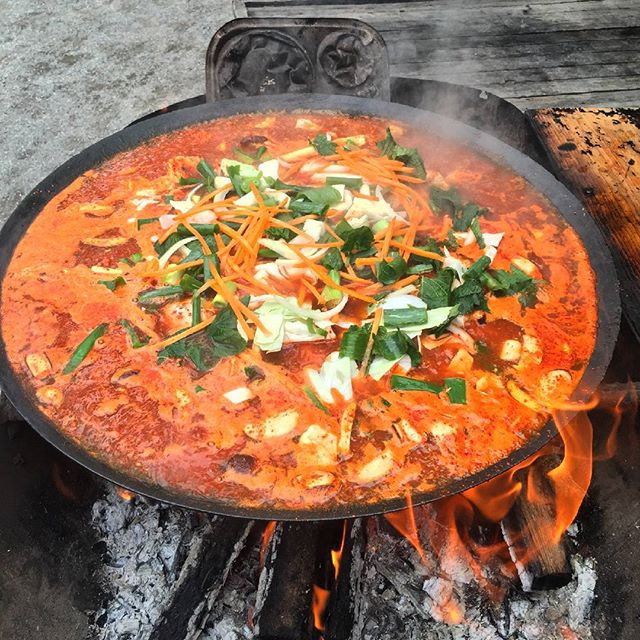 경기 가평 닭볶음탕 맛집, 산골농원
