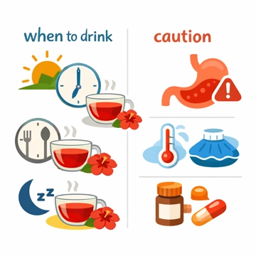 히비스커스 마시는 시간 섭취 타이밍 안내1