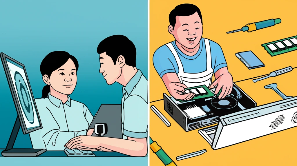 저소음 데스크탑의 혁신! 레노버 씽크