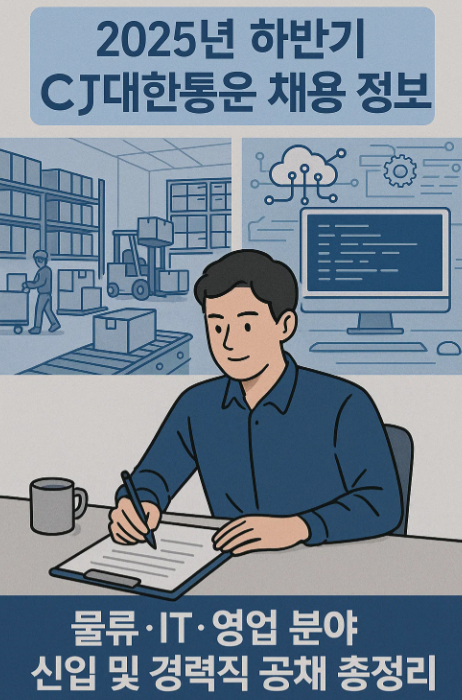 2025년 하반기 CJ대한통운 채용 정보