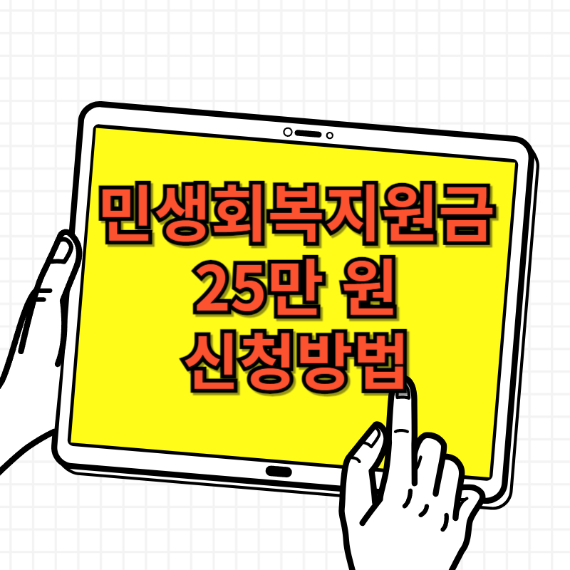 민생회복지원금 25만 원