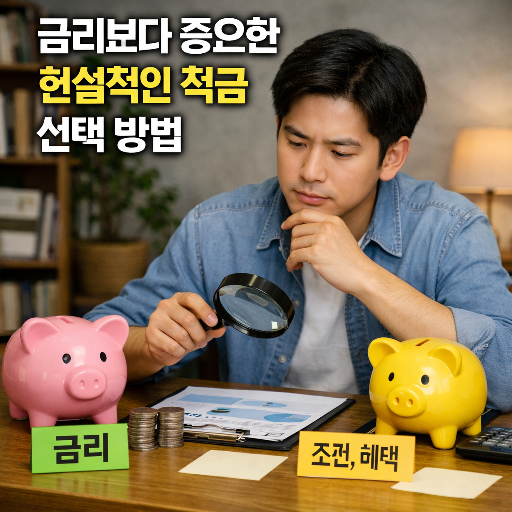 금리보다 중요한 현실적인 적금 선택 방법