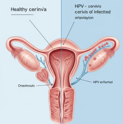 HPV 감염 여자 증상