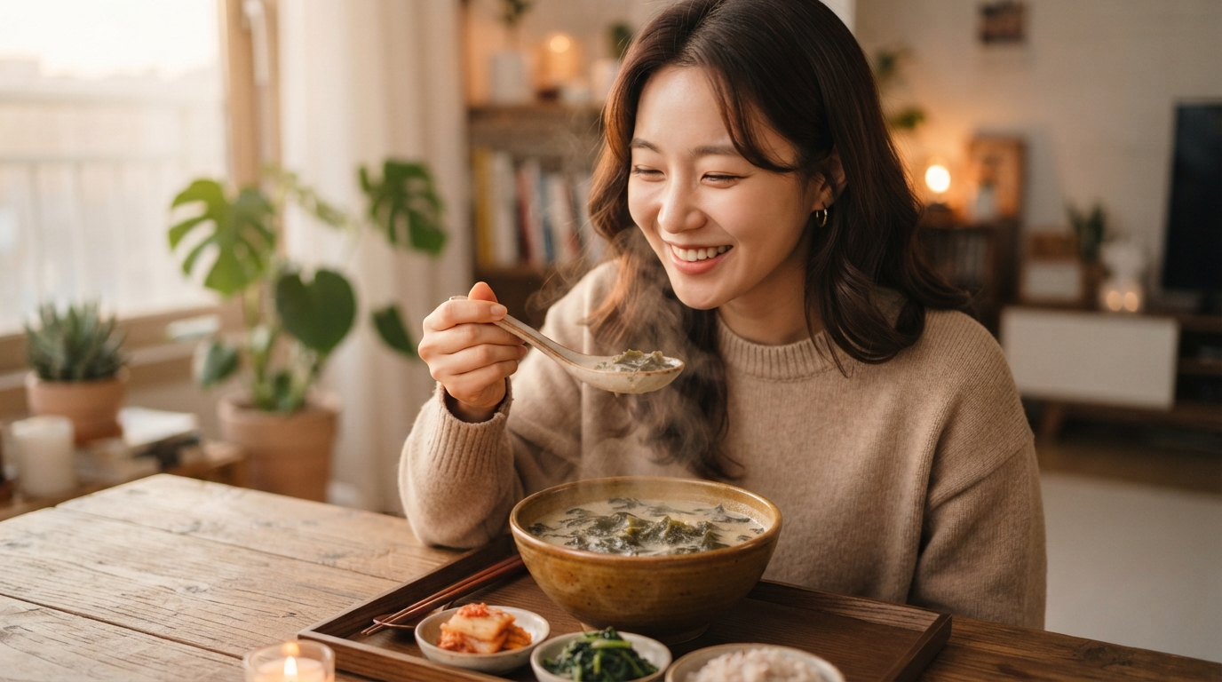 미역국 끓이는 법! 고기 없이 더 고소한 들깨 미역국 레시피