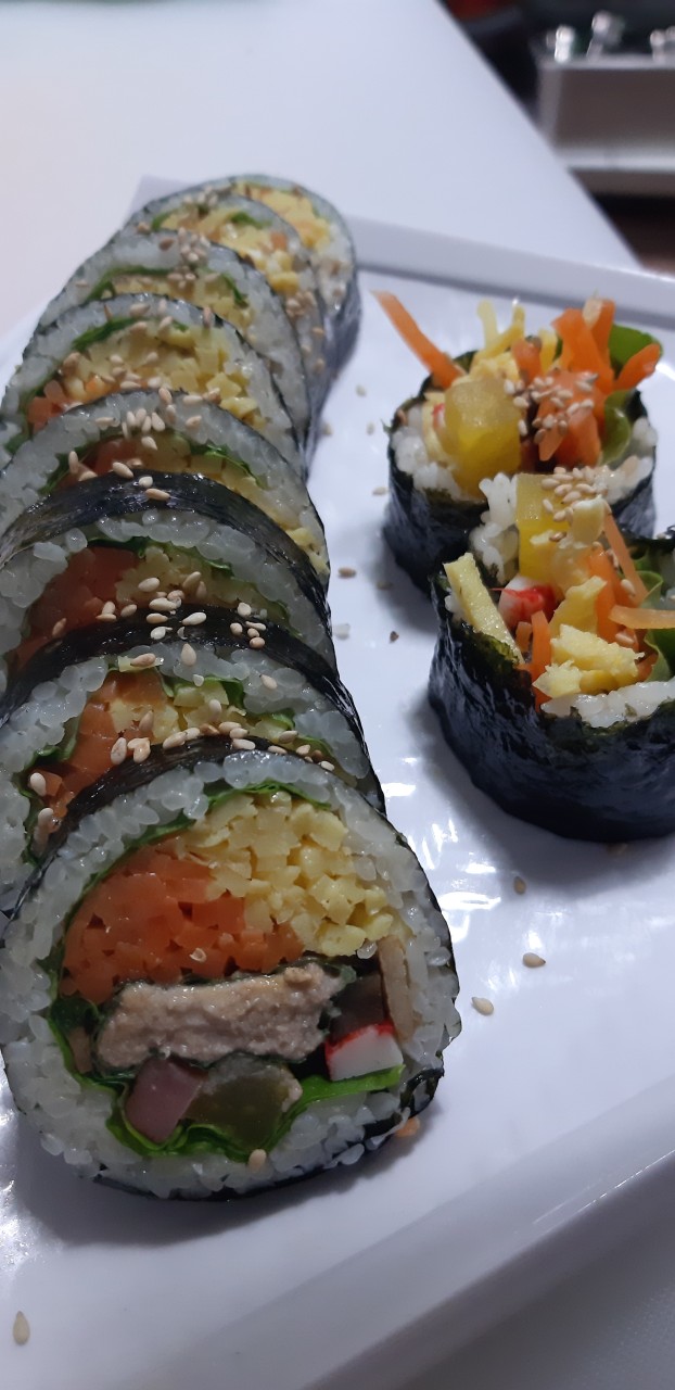 라온김밥 해초김밥 키토김밥