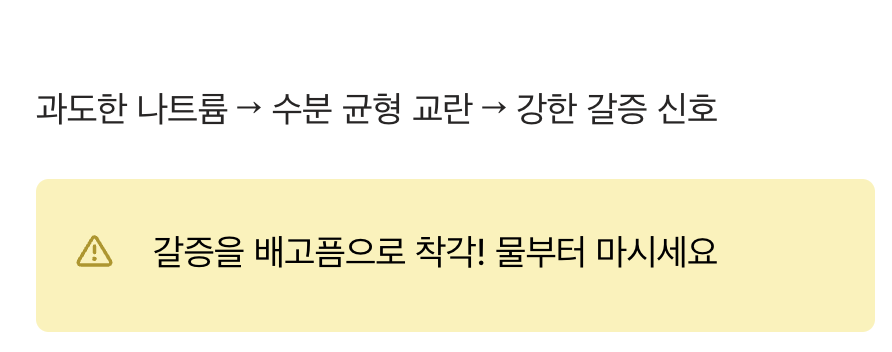 끝나지 않는 갈증, 소금의 배신
