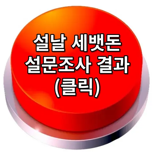 설날 세뱃돈