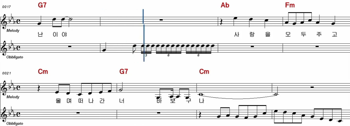 나상도(이상열) 난이야 악보