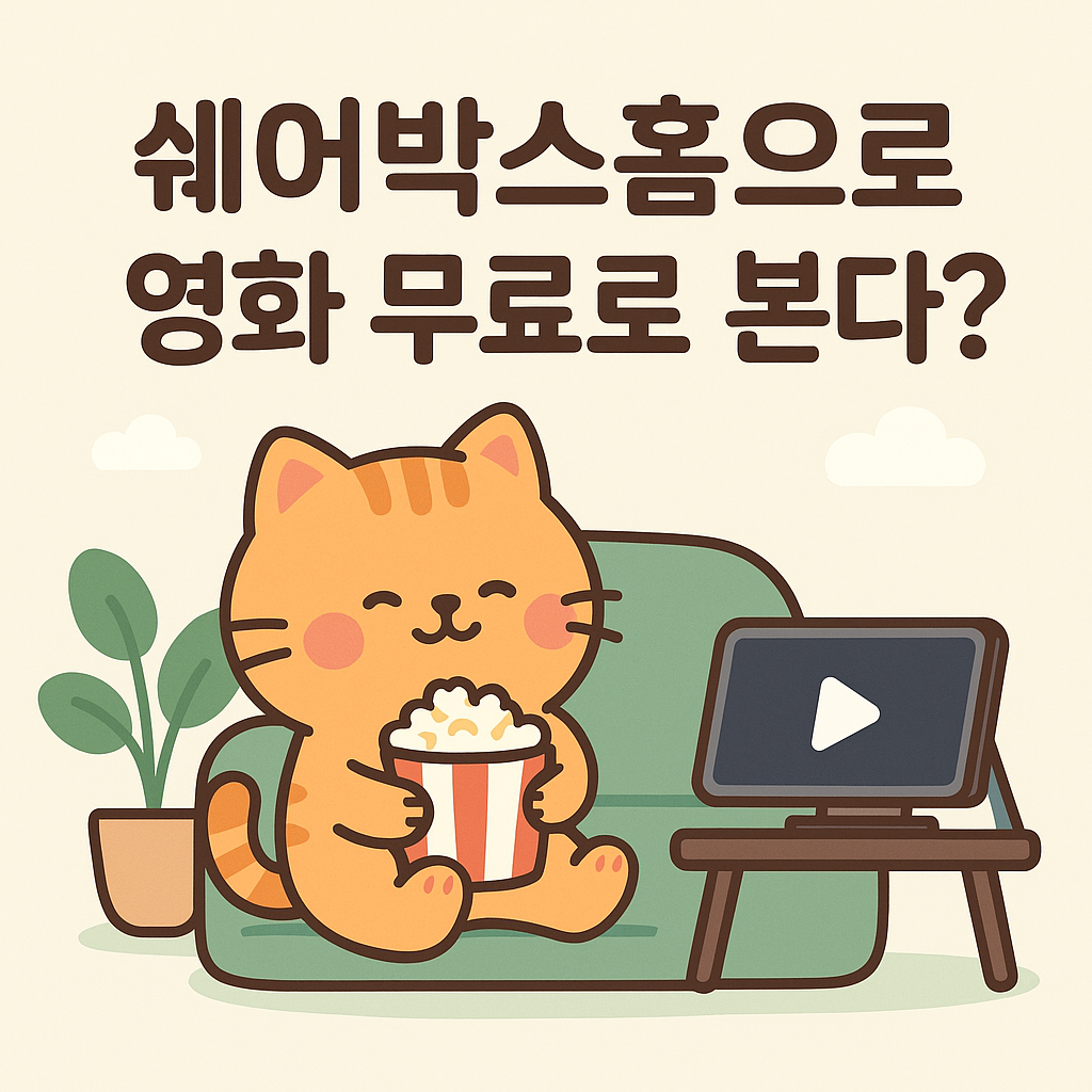 쉐어박스홈&amp;#44; 영화&middot;드라마 무료로 본다? 사용법과 주의사항 총정리!