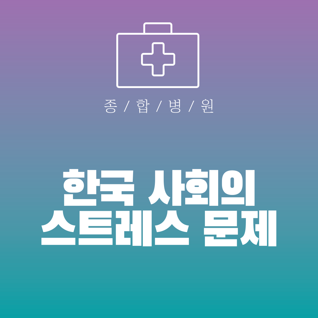 한국 사회의 스트레스 문제
