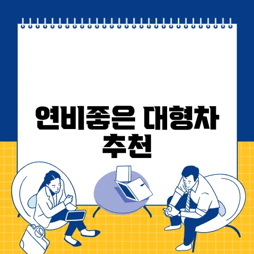 연비좋은 대형차 추천