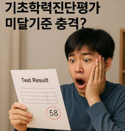 기초학력진단평가 미달기준 및 점수 확인 방법