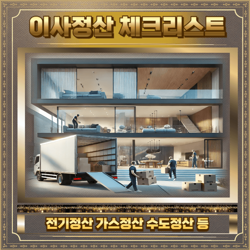 이사 정산 전기 수도 가스 공과금