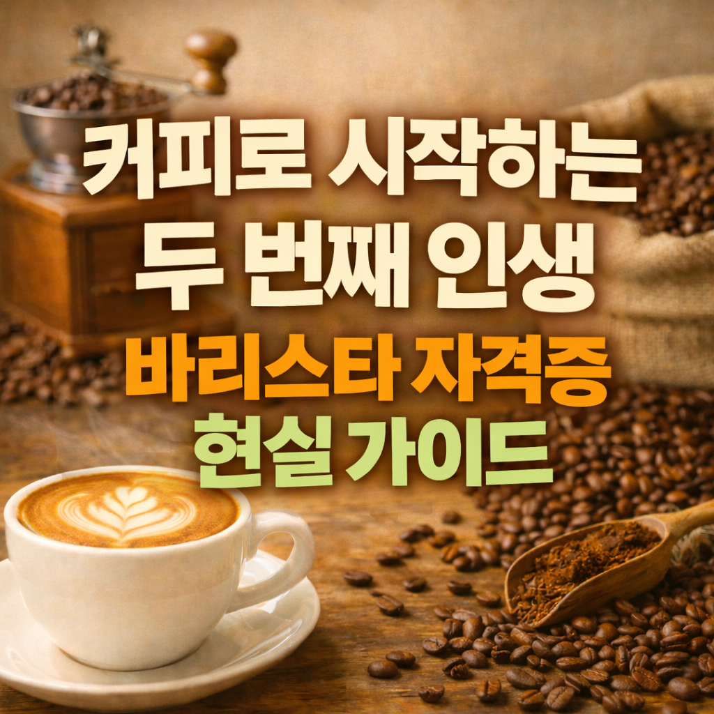 바리스타 자격증 완전정복｜1급&middot;2급 실제 난이도와 현실 취업 이야기