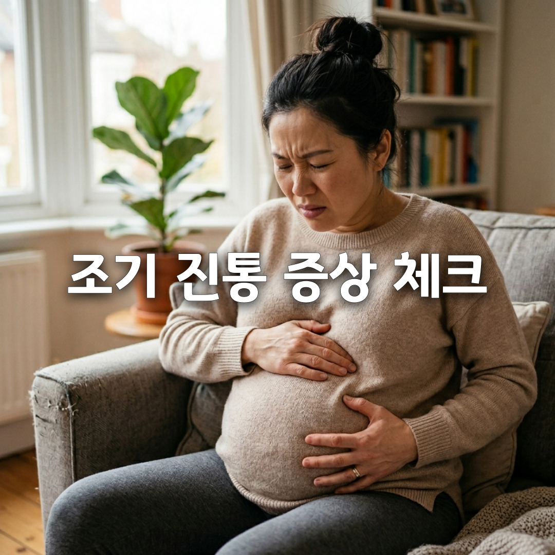 🚨 조기 진통 신호일까 임신 37주 전 꼭 알아야 할 증상