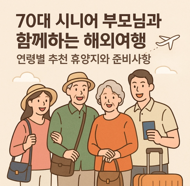 70대 부모님과 함께하는 해외여행