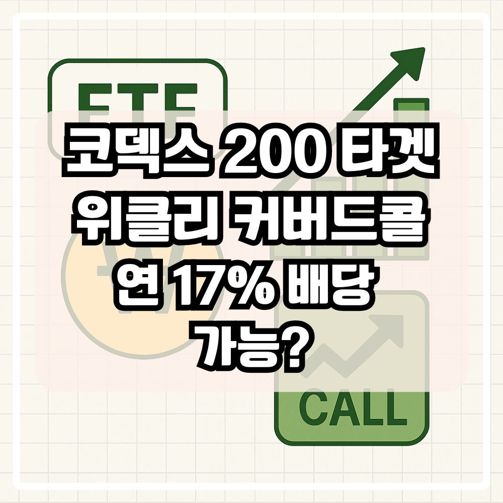 코덱스 200 타겟 위클리 커버드콜