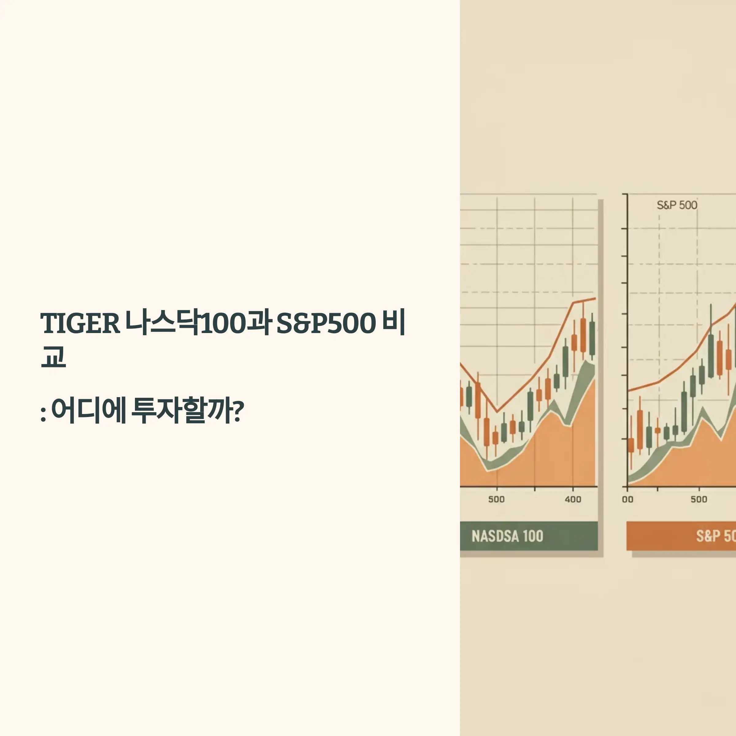 TIGER 나스닥100과 S&P500 비교 : 어디에 투자할까?