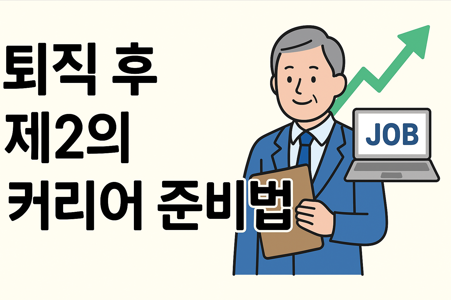 Retirement second career guide thumbnail ❘ 퇴직 후 제2의 커리어 준비법 썸네일
