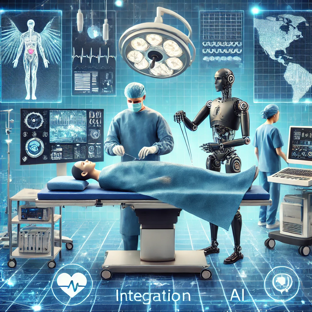 의료 산업의 인공지능 관련 이미지