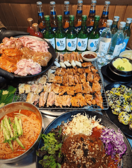 병점 맛집 "한가네숯불닭갈비 본점" 음식