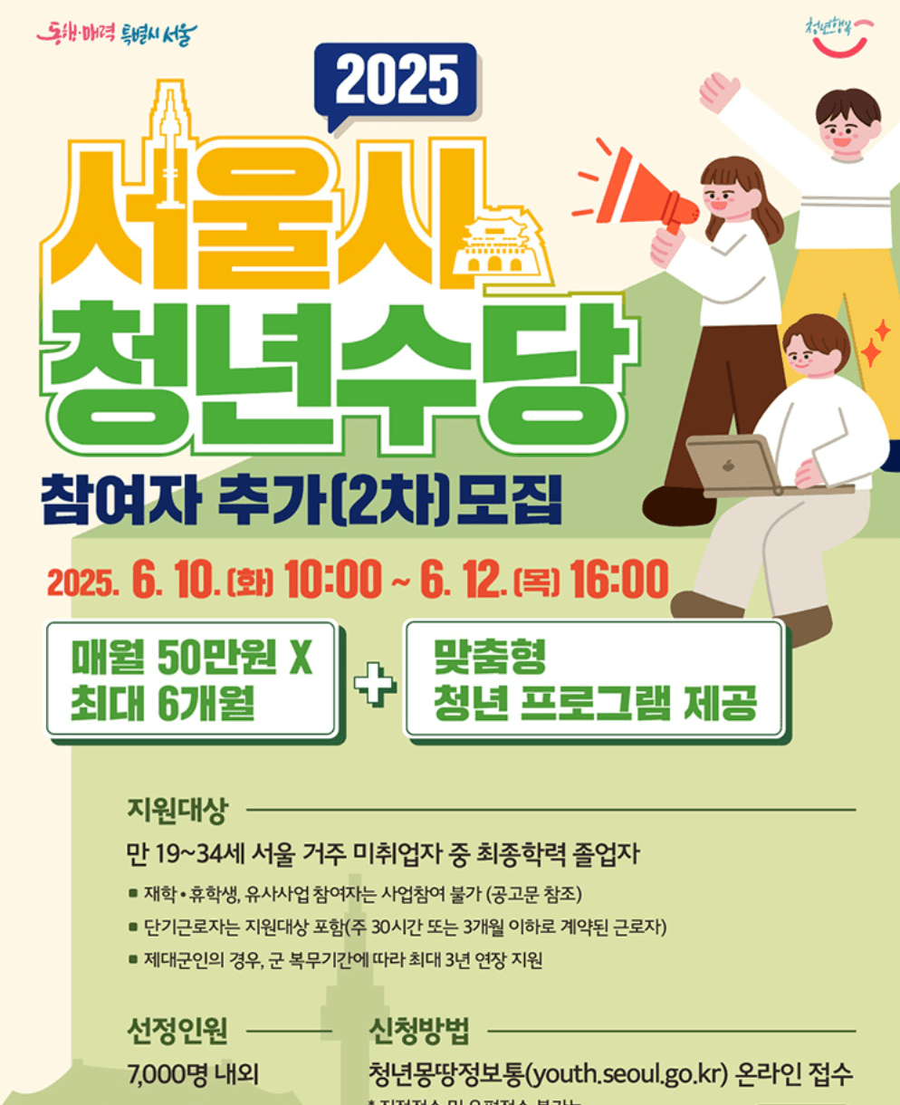 서울시-청년수당-홍보-포스터